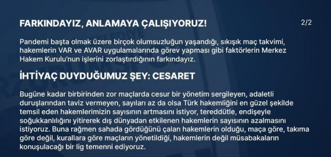 Bb Erzurumspor’dan Hakem Suat Arslanboğa’ya Tepki