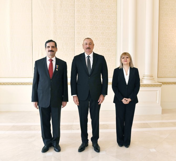 Aliyev’den Görev Süresi Dolan Büyükelçi Erkan Özoral’a Dostluk Nişanı