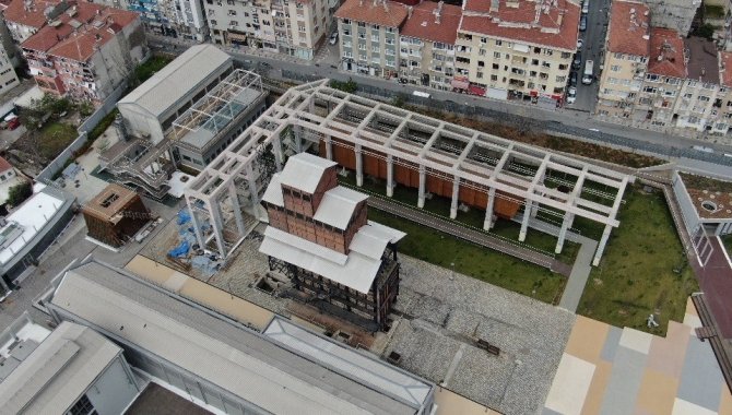 Kadıköy’de Restore Edilen Tarihi Hasanpaşa Gazhanesinin Son Hali Havadan Görüntülendi