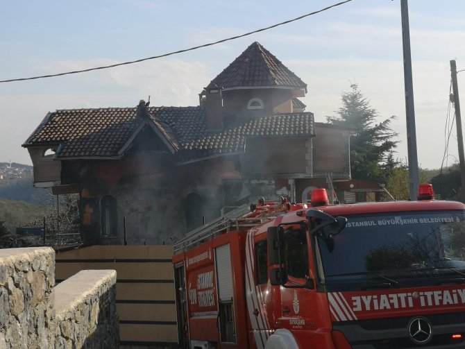 Beykoz’da Korkutan Villa Yangını