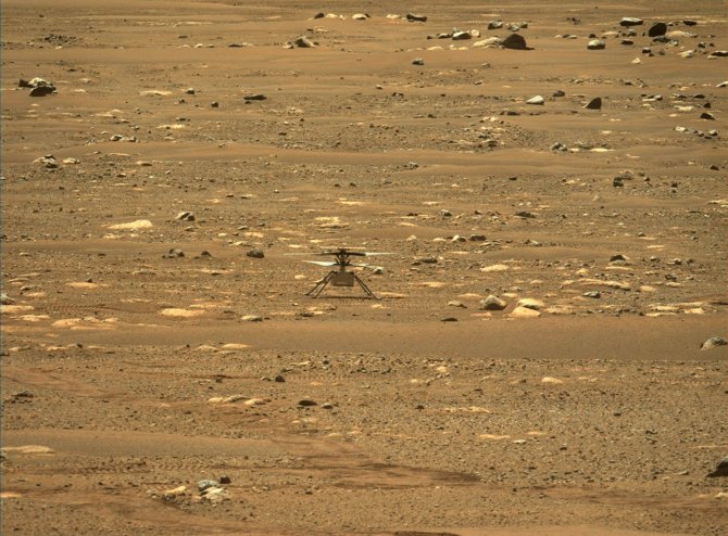 Nasa Helikopteri Ingenuity Mars’ta İlk Uçuşunu Yaptı