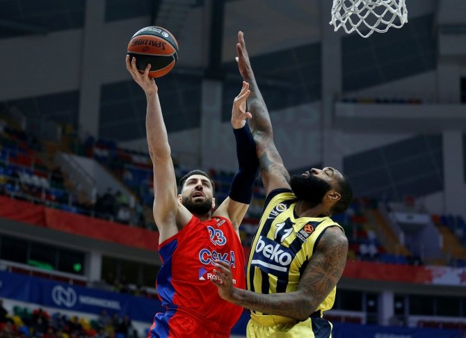 Thy Euroleague: Cska Moskova: 92 - Fenerbahçe Beko: 76