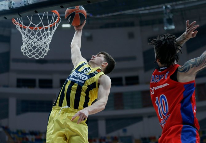 Thy Euroleague: Cska Moskova: 78 - Fenerbahçe: 67