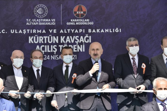 Kürtün Ayrım Kavşağı Ve Tüneli Törenle Hizmete Girdi