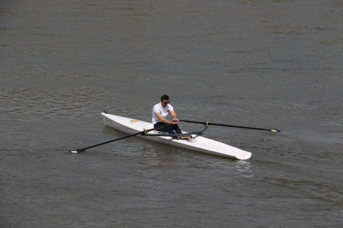 Meriç Nehri’nde İlk Kez Kürek Sporu Yapıldı