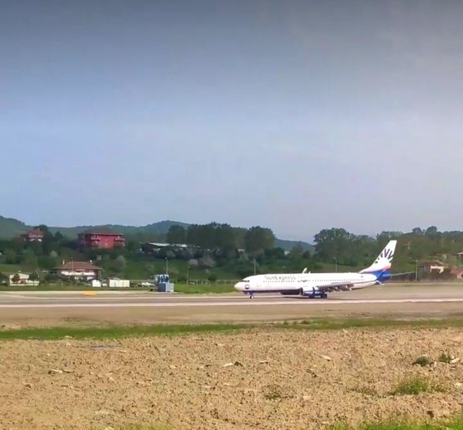 Zonguldak Havaalanı’nın İlk Yolcu Uçağı Almanya’ya Uçtu