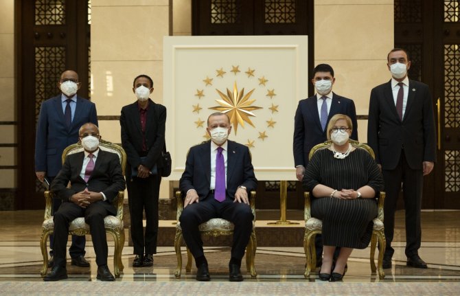 Cumhurbaşkanı Erdoğan, Etiyopya Büyükelçisini Kabul Etti