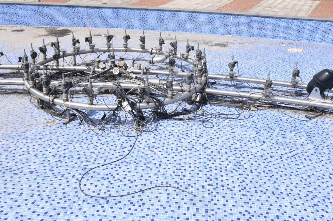 Süs Havuzundaki Kabloları Çalan Hırsızlık Zanlısı Yakalandı