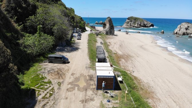 Şile’de Otel İnşaatında Kumsala Dökülen Beton İle Açılan Fosseptik Çukuru Tepkilere Neden Oldu