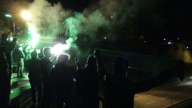Giresunspor’a Coşkulu Karşılama