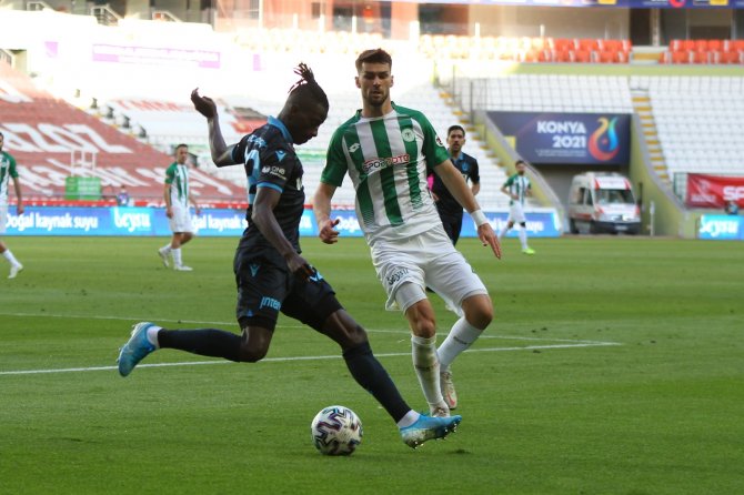 Süper Lig: Konyaspor: 1 - Trabzonspor: 1 (Maç Sonucu)
