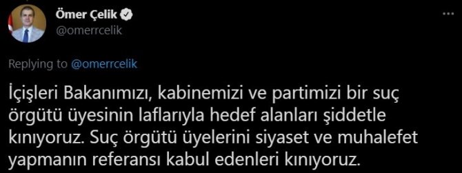 Ak Parti Sözcüsü Çelik: Şiddetle Kınıyoruz
