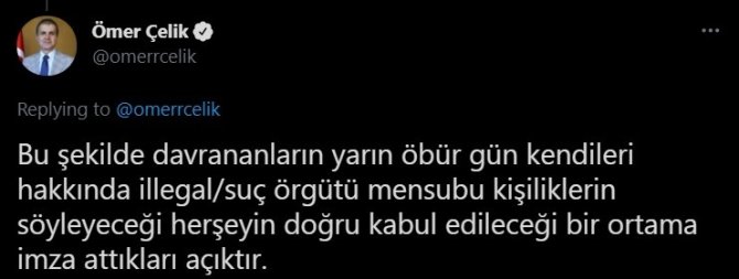Ak Parti Sözcüsü Çelik: Şiddetle Kınıyoruz