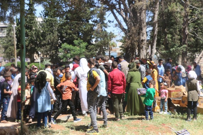 İdlib’deki Suriyeli Çocukların Bayram Coşkusu