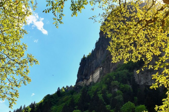 Sümela Manastırı’nda İncelemelerde Bulundular