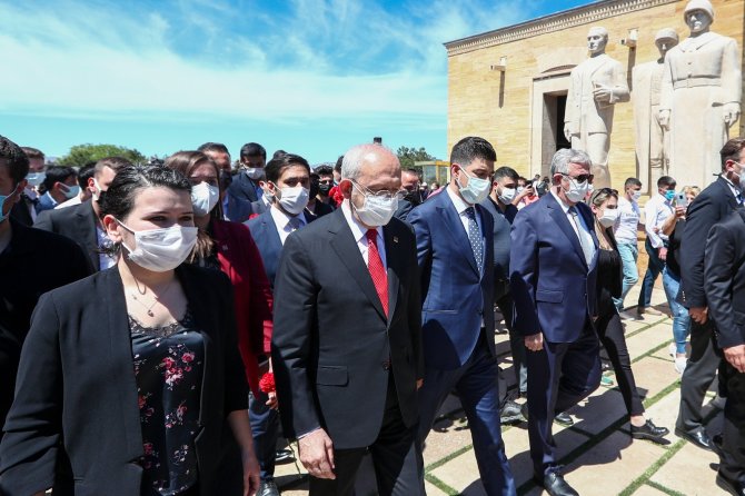 Chp Genel Başkanı Kılıçdaroğlu’ndan Anıtkabir’e Ziyaret