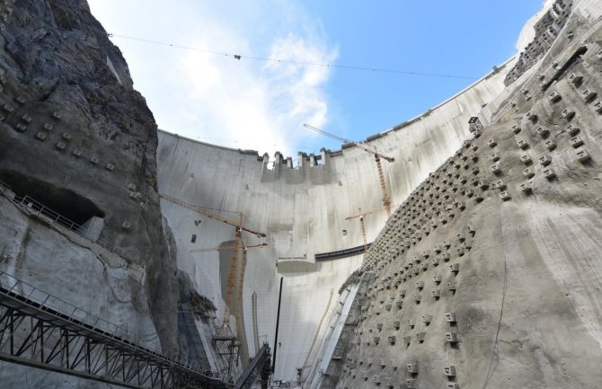 Yusufeli Barajında Son Beton Döküldü