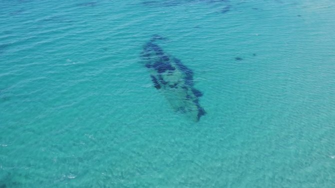 Çanakkale Savaşı’ndaki Batık Gemiler Havadan Görüntülendi