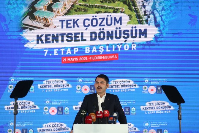 Bakan Kurum: “5 Yılda 1 Buçuk Milyon Konut Dönüşecek”