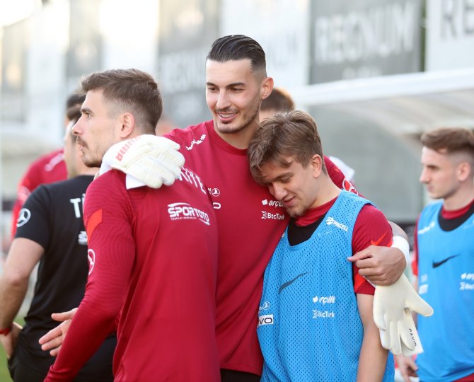 A Milli Futbol Takımı Çalışmalarına Devam Ediyor