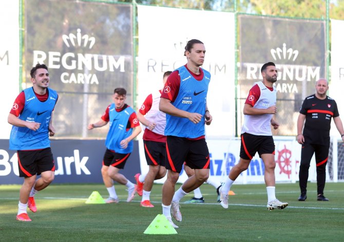 A Milli Futbol Takımı Çalışmalarına Devam Ediyor