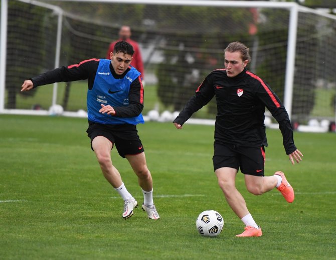 Ümit Milli Futbol Takımı, Ukrayna Maçının Hazırlıklarını Sürdürüyor