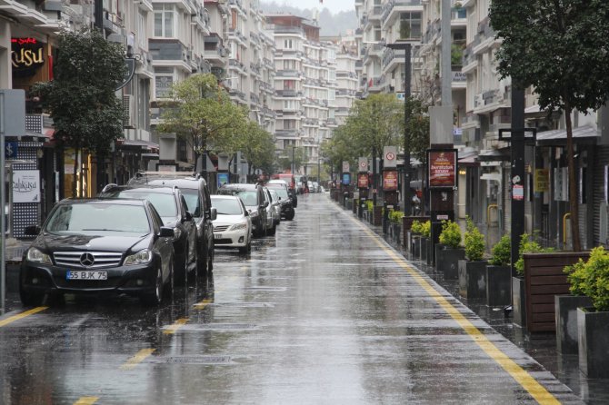 Samsun’da Metrekareye 72 Kilo Yağış Düştü