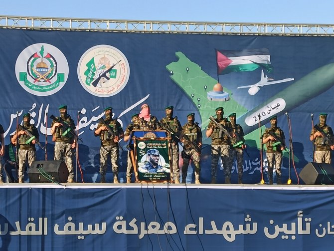 Hamas, Gazze Şeridi’nde Hayatını Kaybedenler Adına Toplu Anma Töreni Düzenledi