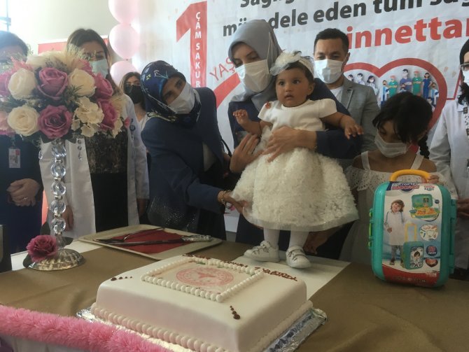 Şehir Hastanesinin İlk Bebeği Defne Sakura 1 Yaşında