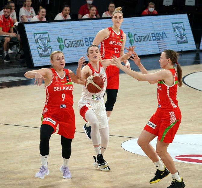 Hazırlık Maçı: Türkiye: 56 - Belarus: 52
