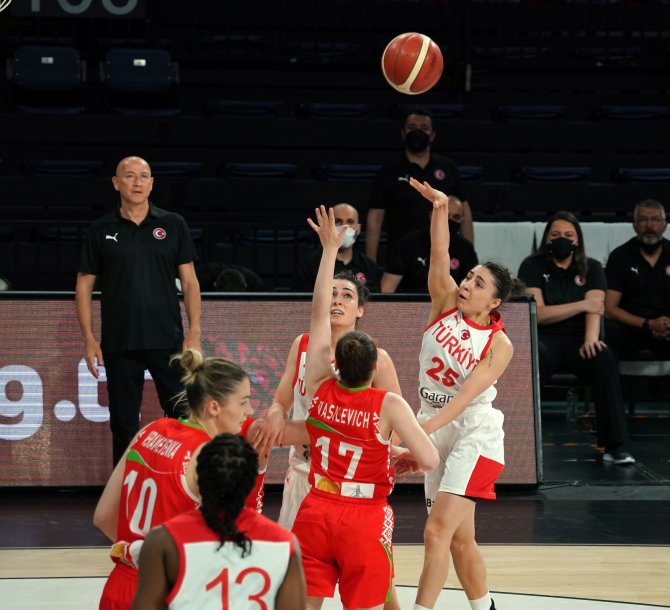 Hazırlık Maçı: Türkiye: 56 - Belarus: 52