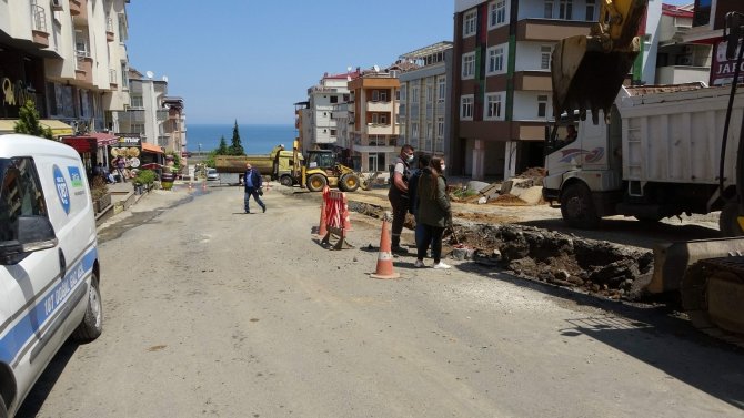 Trabzon’da Patlayan Doğalgaz Borusu Paniğe Neden Oldu