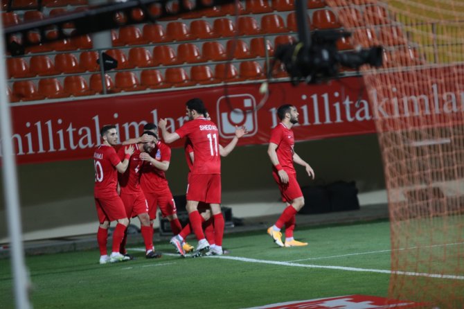 Hazırlık Maçı: Türkiye: 2 - Azerbaycan: 1 (İ̇lk Yarı)
