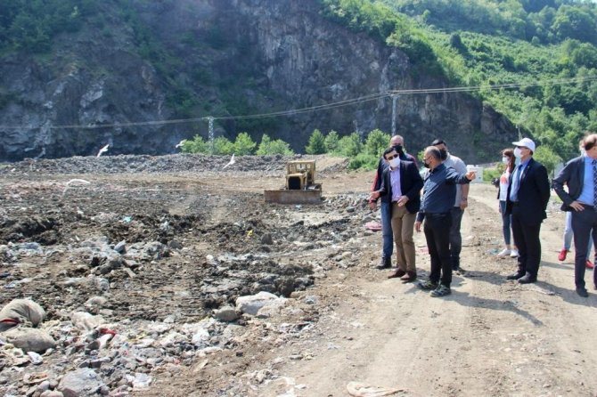 Çavuşlu Çöp Tesisinde İnceleme Yapıldı