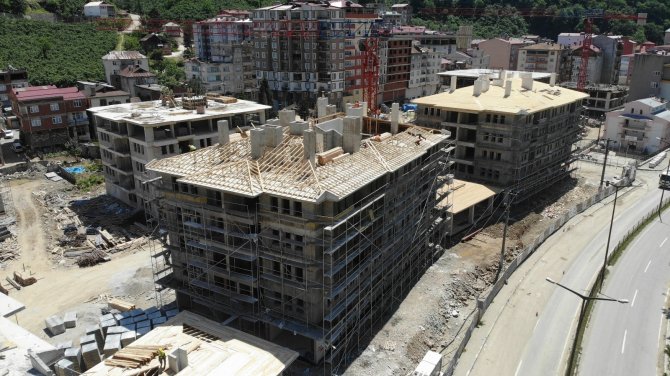 Dereli İle Birlikte Selden En Çok Bu İlçe Etkilenmişti, Yapılan Afet Konutlarında Sona Yaklaşıldı