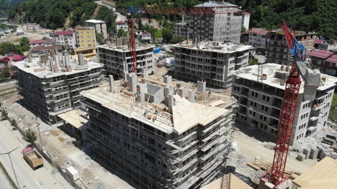 Dereli İle Birlikte Selden En Çok Bu İlçe Etkilenmişti, Yapılan Afet Konutlarında Sona Yaklaşıldı