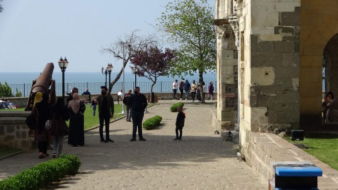 Trabzon’daki Ayasofya Camii’ne Yoğun İlgi