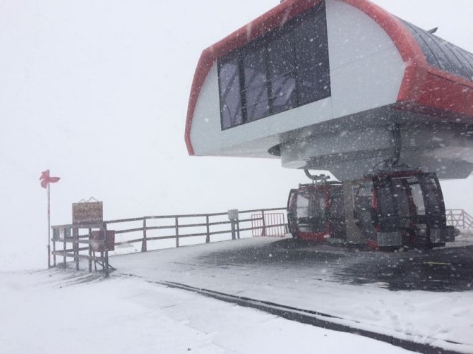 Erciyes Dağı’nda Haziran Ayında Yoğun Tipi Etkili Oldu
