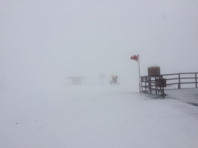Erciyes Dağı’nda Haziran Ayında Yoğun Tipi Etkili Oldu