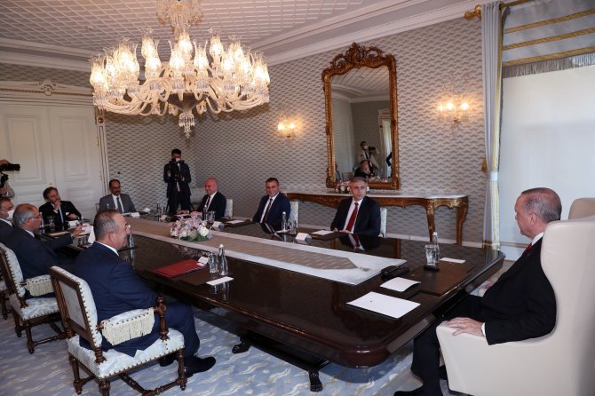 Cumhurbaşkanı Erdoğan, Bulgaristan Hak Ve Özgürlükler Hareketi Liderini Kabul Etti