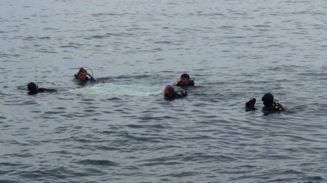 Giresun’da Dünya Çevre Günü’nde Denizde Çöp Topladılar