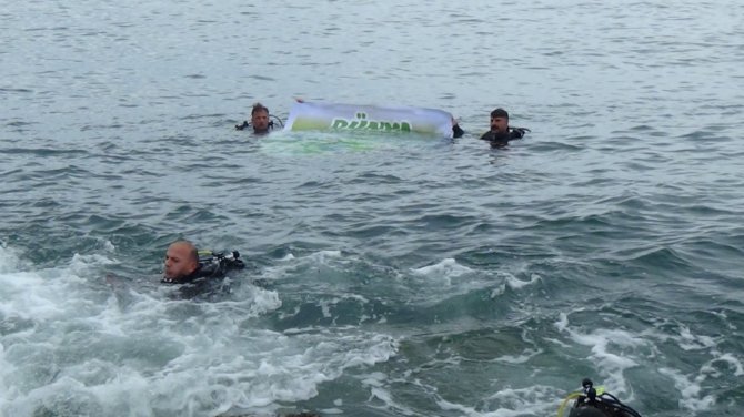 Giresun’da Dünya Çevre Günü’nde Denizde Çöp Topladılar