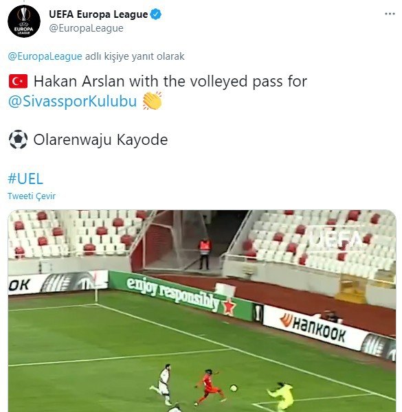 Uefa’dan Sivasspor Hatırlatması