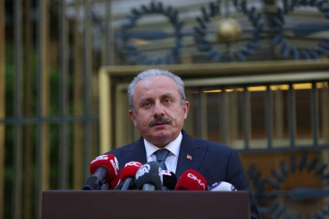 Tbmm Başkanı Şentop, Akpm Ukrayna Delegasyonu Başkanı Mezentseva İle Görüştü