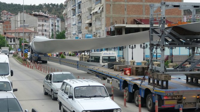 Dev Rüzgar Türbini Kanatları Sinop’a Getirildi