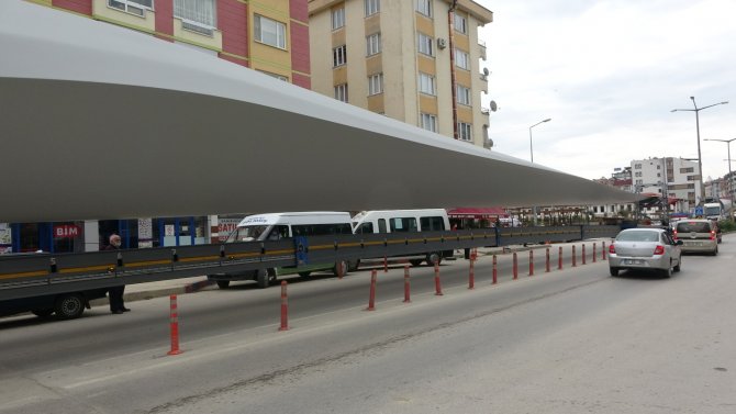 Dev Rüzgar Türbini Kanatları Sinop’a Getirildi
