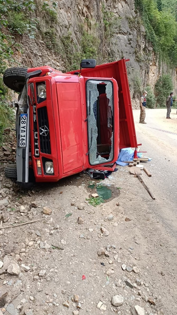 Giresun’da Trafik Kazası: 1 Ölü