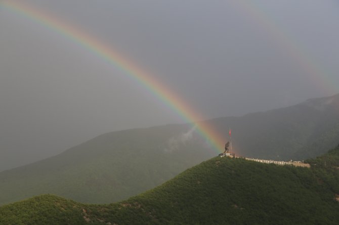 Artvin’de Kartpostallık Gökkuşağı Manzarası