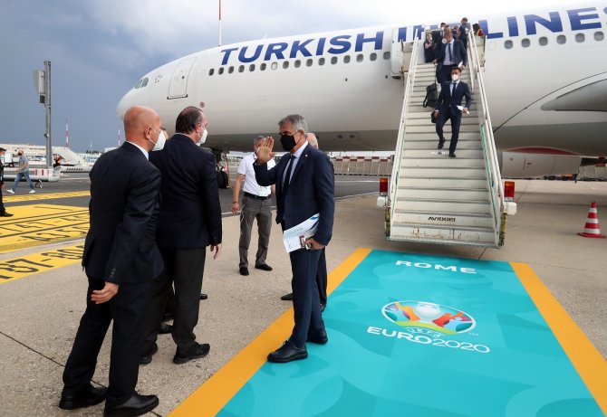 A Milli Takım, Roma’ya Geldi