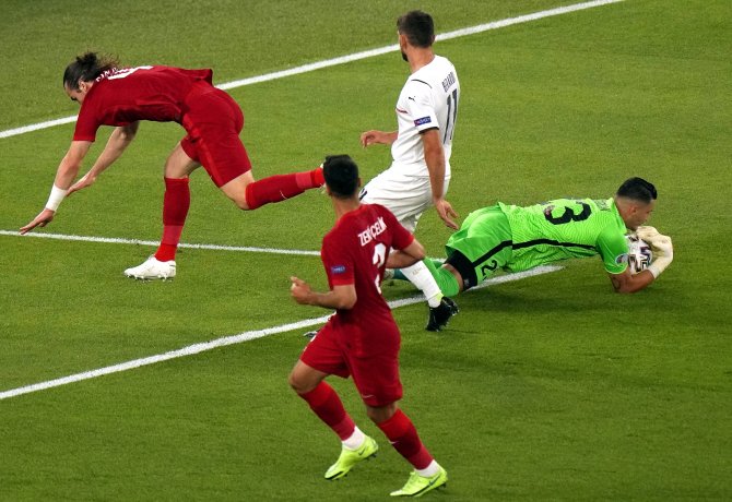 Euro 2020: Türkiye: 0 - İ̇talya: 0 (Maç Devam Ediyor)